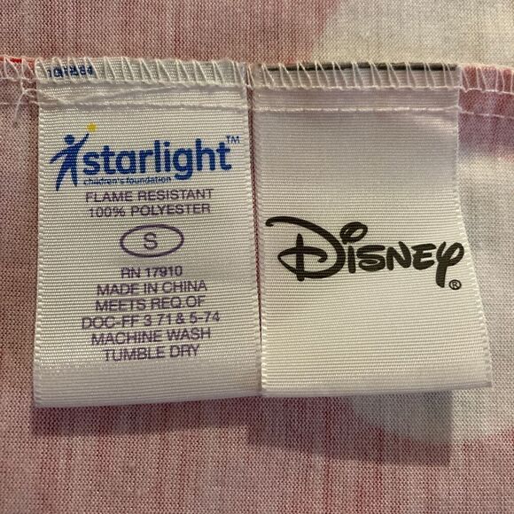 Disney Minnie Mouse Starlight Children Pajamas/Beach Kimono Size S Like New - Picture 11 of 12